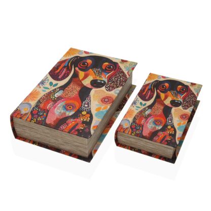 SET OF 2 DECORATIVE BOOKS "TECKEL" - Image 2