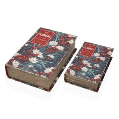SET OF 2 DECORATIVE BOOKS "FLOWER FRAGRANCE" - Image 2