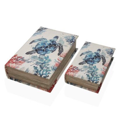 SET OF 2 DECORATIVE BOOKS "UNDER THE SEA" - Image 2
