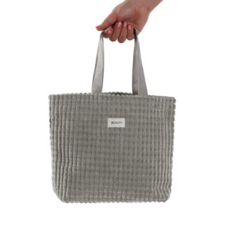 BLUE CORDUROY BAG