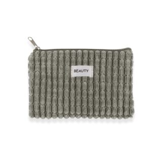 BLUE CORDUROY TOILETRY BAG 17X12CM