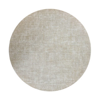 ROUND LIGHT BEIGE PLACEMAT