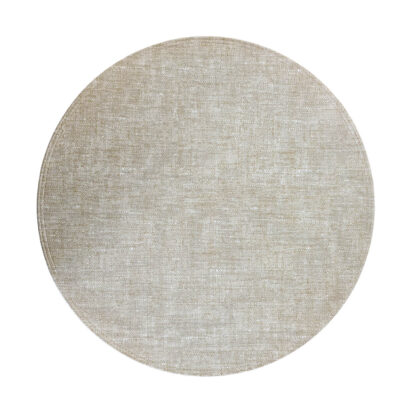 ROUND LIGHT BEIGE PLACEMAT