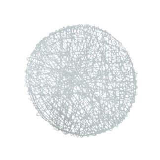 ROUND SILVER PLACEMAT