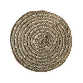 ROUND BEIGE PLACEMAT