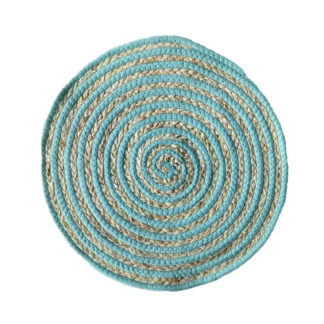 ROUND AQUAMARINE PLACEMAT