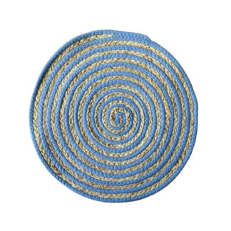 ROUND BLUE PLACEMAT