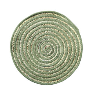 ROUND GREEN PLACEMAT