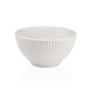 BOWL WITH STRIPED RELIEF