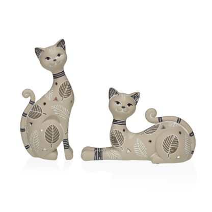 BEIGE CAT FIGURE 20X14.5CM - Image 2