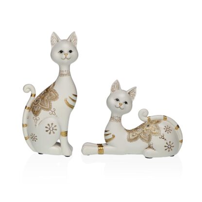 WHITE CAT FIGURE 10.5X24CM - Image 2