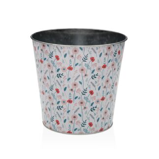 VERDI METAL FLOWERPOT 16.5CM