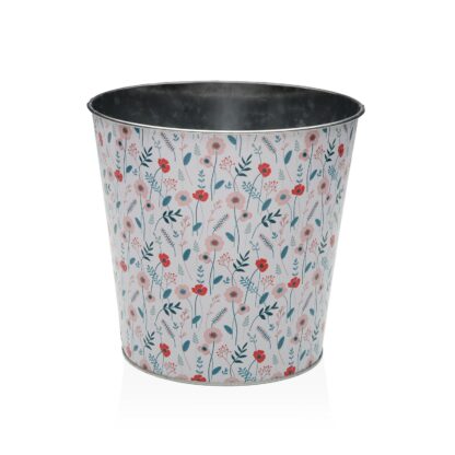 VERDI METAL FLOWERPOT 16.5CM