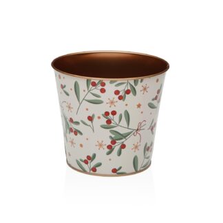 BAYA SMALL METAL FLOWERPOT