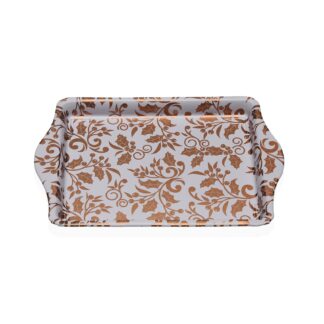 AUREA METAL PLATTER WITH HANDLES