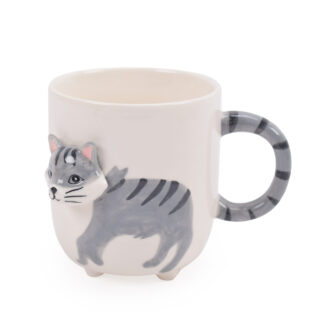 CAT EMBOSSED MUG