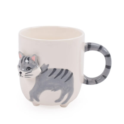 CAT EMBOSSED MUG