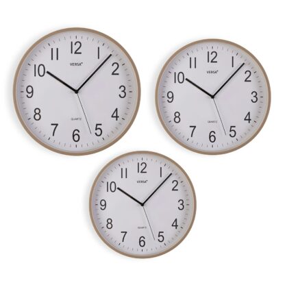 LIGHT GREY WALL CLOCK 35CM - Image 4