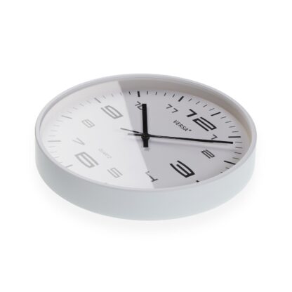 WHITE WALL CLOCK 25CM - Image 2