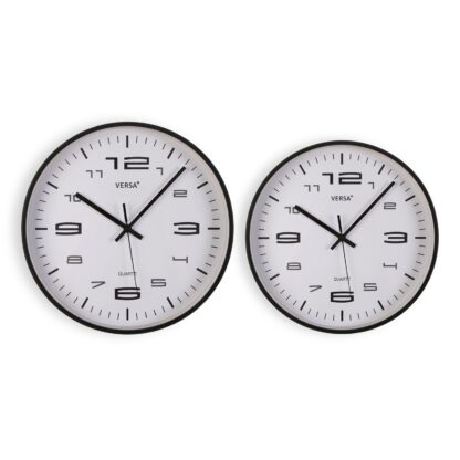 BLACK WALL CLOCK 25CM - Image 5