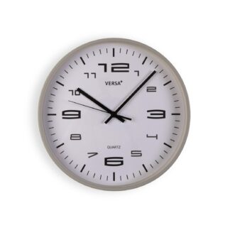 LIGHT GREY WALL CLOCK 25CM