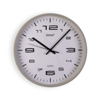 LIGHT GREY WALL CLOCK 30CM