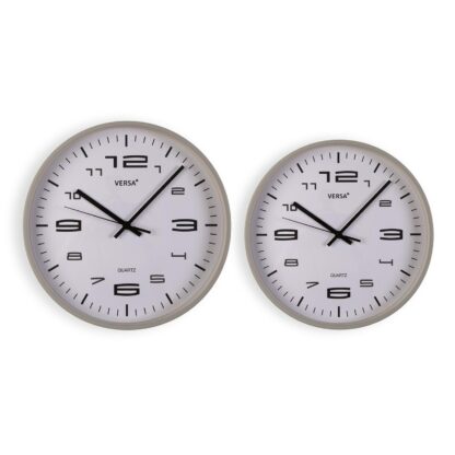 LIGHT GREY WALL CLOCK 30CM - Image 5