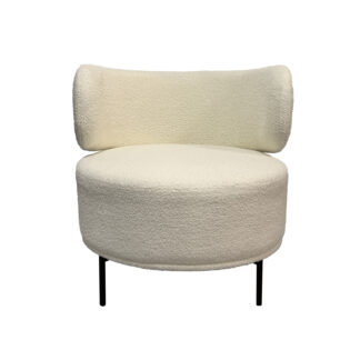 ERIE WHITE SHEEPSKIN ARMCHAIR
