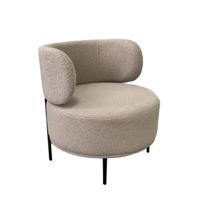 ERIE BEIGE SHEEPSKIN ARMCHAIR - Image 3