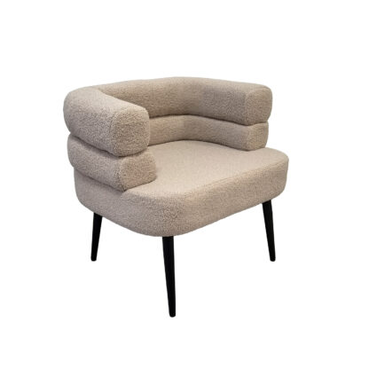 NEMI BEIGE SHEEPSKIN ARMCHAIR - Image 3