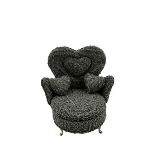 DARK GREY ARMCHAIR JEWELLERY BOX