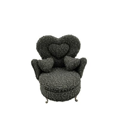DARK GREY ARMCHAIR JEWELLERY BOX