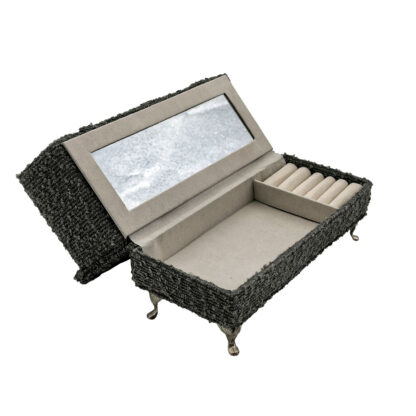 DARK GREY SOFA JEWELLERY BOX - Image 2
