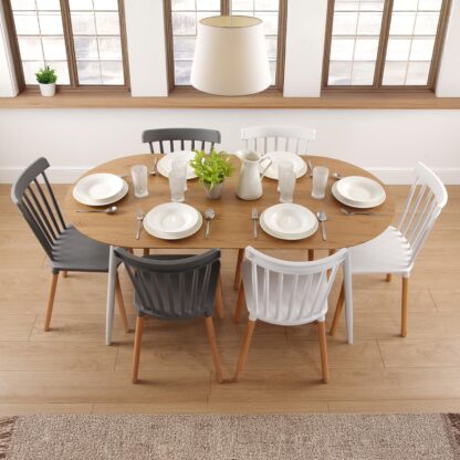 WHITE EXTENDABLE DOINYO TABLE - Image 2
