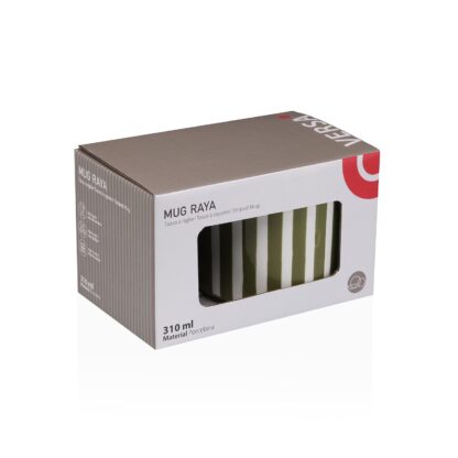 GREEN STRIPED MUG - Image 2