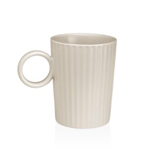 WHITE STRIPED CUP