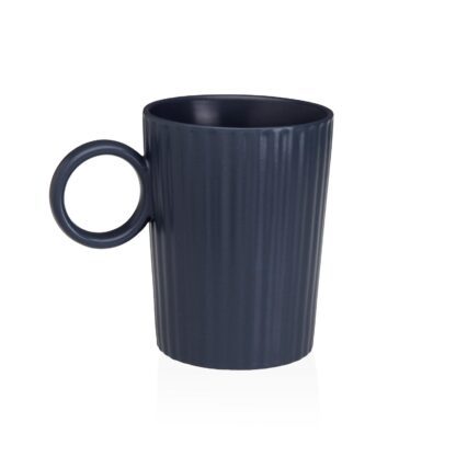 BLUE STRIPED CUP