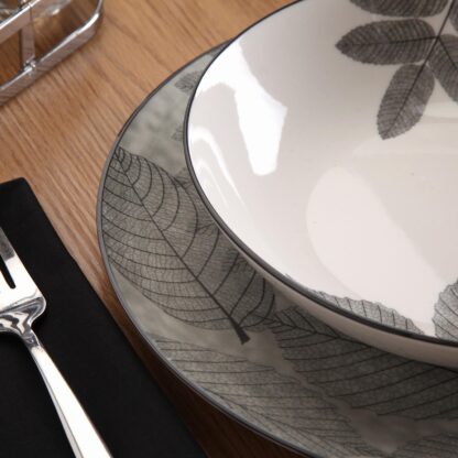 18-PIECE DINNER SET "AYLEN" DARK GREY - Image 3