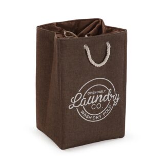 BROWN LAUNDRY HAMPER