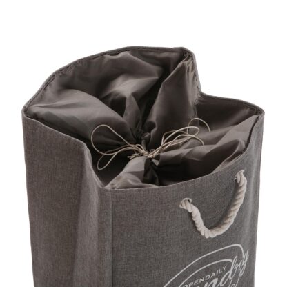 DARK GREY LAUNDRY HAMPER - Image 2