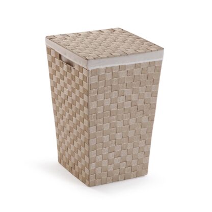 BEIGE LAUNDRY HAMPER