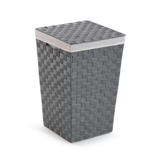 LIGHT GREY LAUNDRY HAMPER