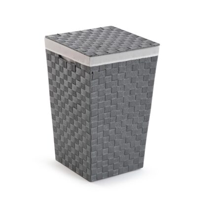 LIGHT GREY LAUNDRY HAMPER
