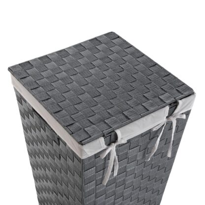 LIGHT GREY LAUNDRY HAMPER - Image 2