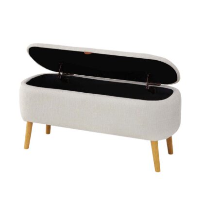 END BED BENCH BEIGE MANIKO - Image 3
