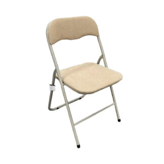 LIRA FOLDING CHAIR BEIGE CORDUROY