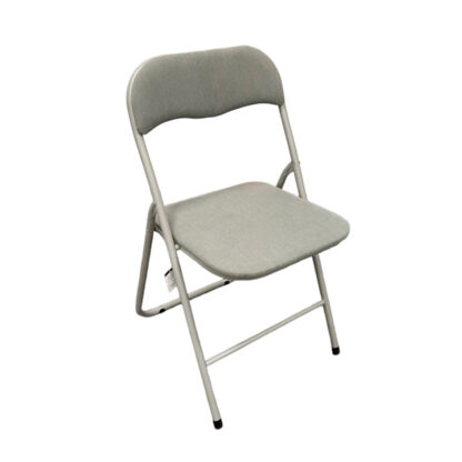 LIRA FOLDING CHAIR DARK GREY CORDUROY