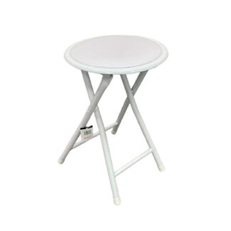 TOBY FOLDING STOOL WHITE