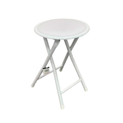 TOBY FOLDING STOOL WHITE