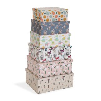 SET 6 CAJAS DECORADAS